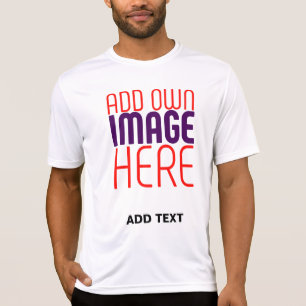 MODERNE BEARBEITUNGSFÄHIGE, EINFACHE WEISSE BILDTE T-Shirt