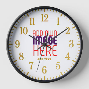 MODERNE BEARBEITUNGSFÄHIGE, EINFACHE WEISSE BILDTE UHR