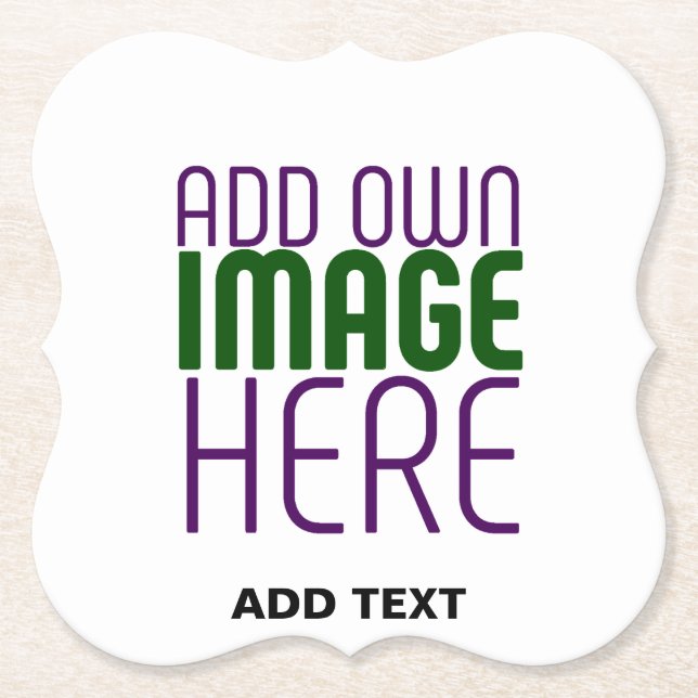 MODERNE BEARBEITUNGSFÄHIGE, EINFACHE WEISSE BILDTE UNTERSETZER (Vorderseite)