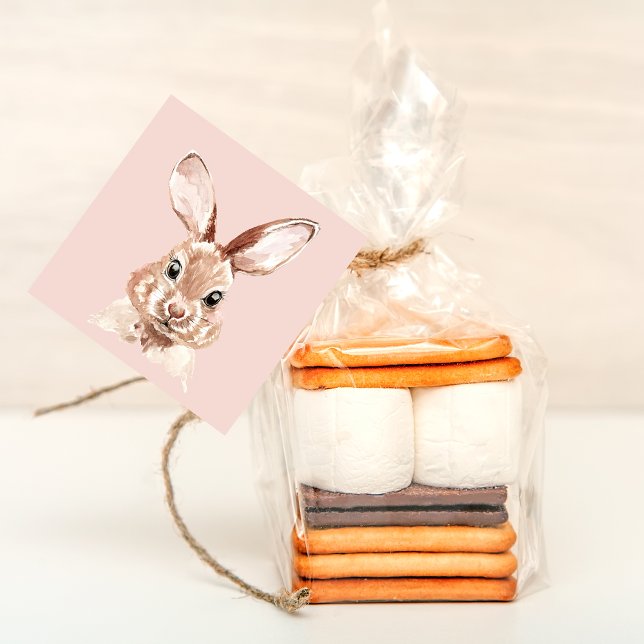 Moderne Beauty Pastel Pink Aquarell Lounge Geschenkanhänger (Von Creator hochgeladen)