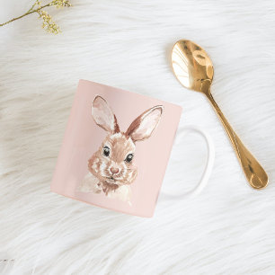 Moderne Beauty Pastel Pink Aquarell Lounge Kaffeetasse