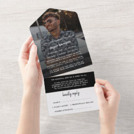 Moderne Beerdigung | Foto Celebration of Life UAWG All In One Einladung