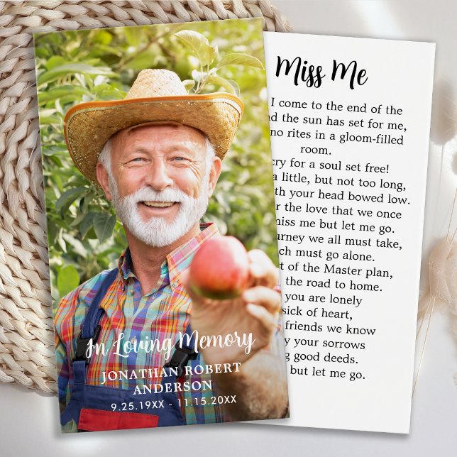 Moderne Beerdigungskarten Foto Memorial Prayer Car (Von Creator hochgeladen)