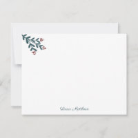 Moderne Beeren-Illustration Elegantes Weihnachten