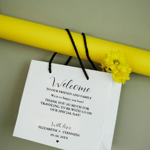 Moderne Begrüßungstasche Hotelgästen Taschen Große Geschenktüte