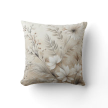 Moderne beige Blume 1 Poster