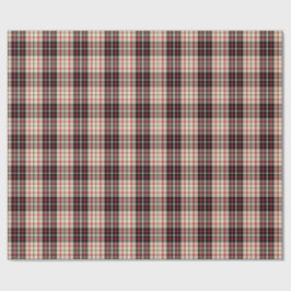 Moderne beige Karo Geschenkpapier