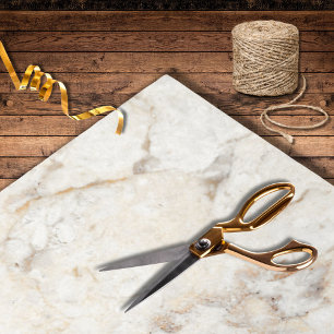 Moderne Beige Marmormor Grau Inlay Wedding Seidenpapier