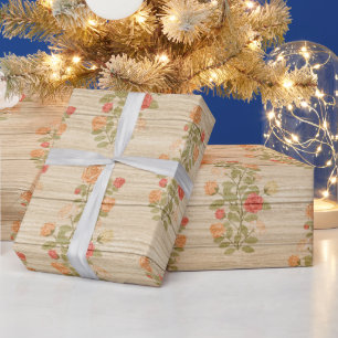 Moderne beliebte Blumenholz-Verpackungspapier Geschenkpapier