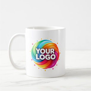 Moderne benutzerdefinierte Geschäftslogo-Branded-K Kaffeetasse