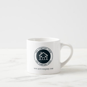 Moderne benutzerdefinierte Geschäftslogo-Werbung Espressotasse