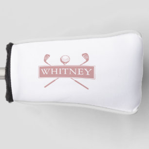 Moderne benutzerdefinierte Name Dusty Rose Clubs u Golf Headcover