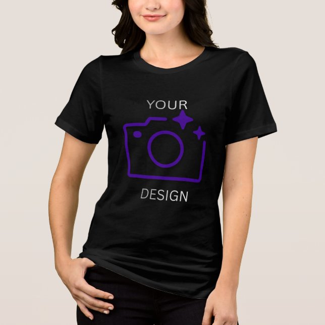 Moderne benutzerdefinierte T-Shirts mit Bild (Vorderseite)