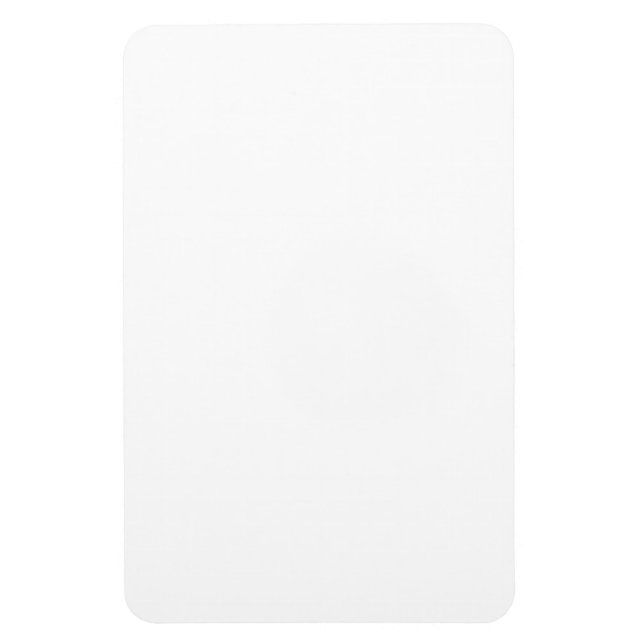 Moderne benutzerdefinierte weiße einfache Gestaltu Magnet (Vertikal)