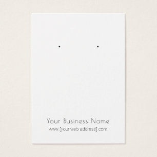 Moderne, benutzerfreundliche Earring Card