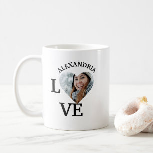 Moderne, benutzerfreundliche Herz-Bildvorlage für  Kaffeetasse