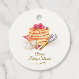Moderne Berry Pancake Egg Whisk Brunch Babydusche Geschenkanhänger