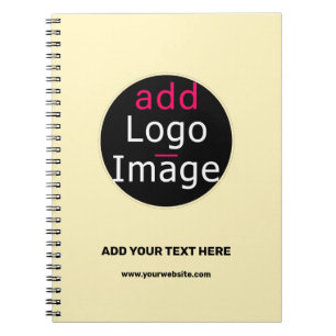 Moderne, Beruflich anpassbare Business Vanilla Notizblock