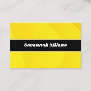 Moderne Beruflich-gelbe Visitenkarte