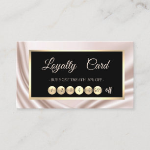 Moderne Berufliche Elegant Frame Loyalty Card Treuekarte