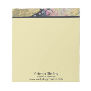 Moderne Berufliche, elegante Minimalistische Mixed Notizblock