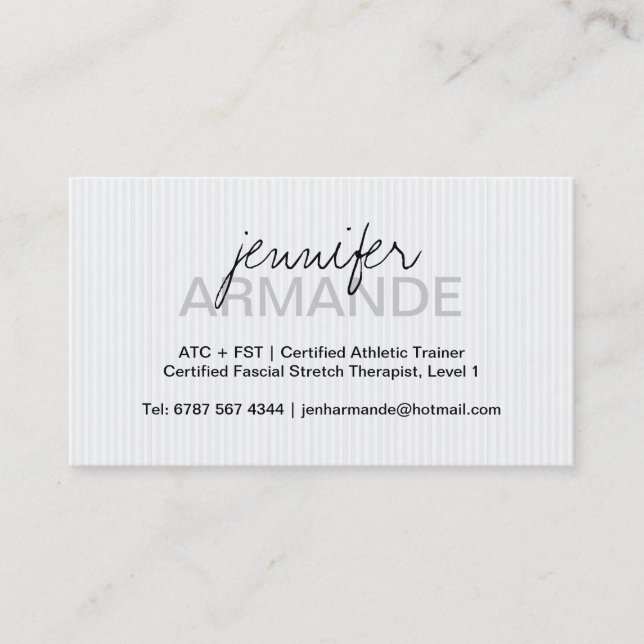 Moderne berufliche Geschäfts-Karte Visitenkarte (Vorderseite)