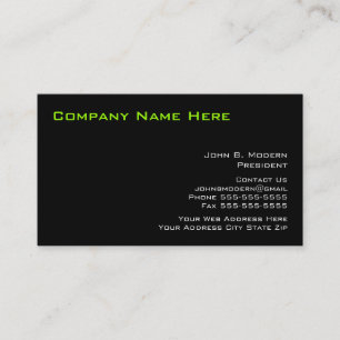 Moderne berufliche Geschäfts-Karten Visitenkarte