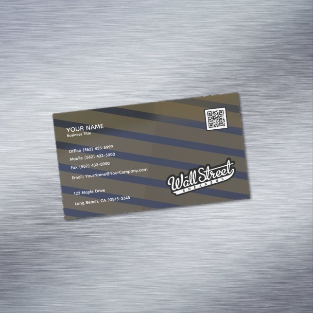 Moderne Berufliche Luxe Gradient Foil Karten (Beispiel)