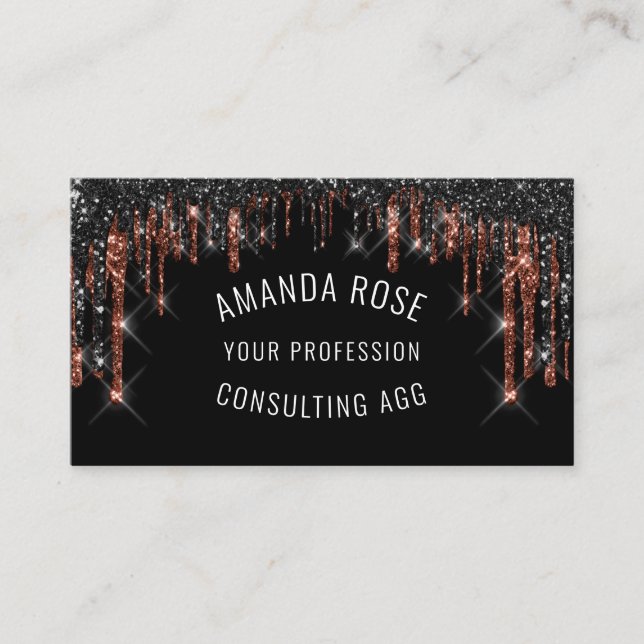 Moderne Berufliche Makeup Artist Hair Eyelash Visitenkarte (Vorderseite)