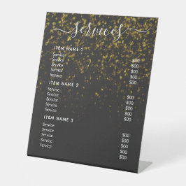 Moderne Berufliche Preisliste Sockelschild