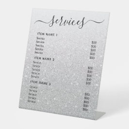 Moderne Berufliche Preisliste Sockelschild