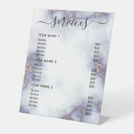 Moderne Berufliche Preisliste Sockelschild