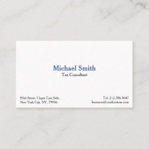 Moderne Berufliche Premium Thick Business Card Visitenkarte