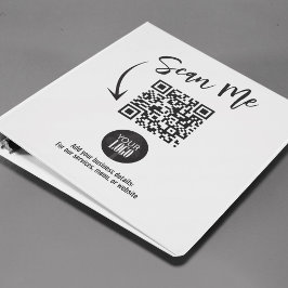 Moderne Berufliche QR-Code-Vorlage 3,8 Cm Ordner