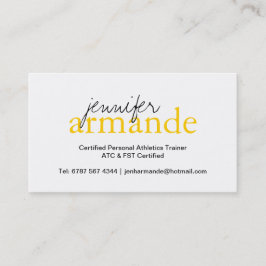 Moderne Berufliche Visitenkarte