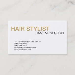 Moderne Berufliche Visitenkarte für den Friseur