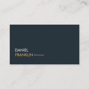 Moderne Berufliche Web Developer Business Card Visitenkarte