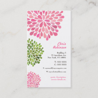 Moderne Berufliche Womens WAHM Business Card Visitenkarte