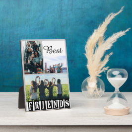 Moderne Best Friends Chic Quote individuell gestal Fotoplatte