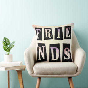 Moderne Best Friends Chic Quote Kissen