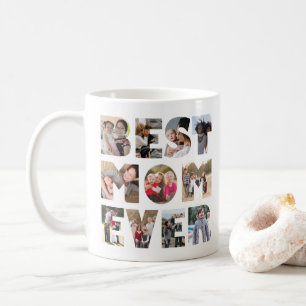 Moderne BEST MAMA EVER 11 Foto Collage Mutter's Da Kaffeetasse