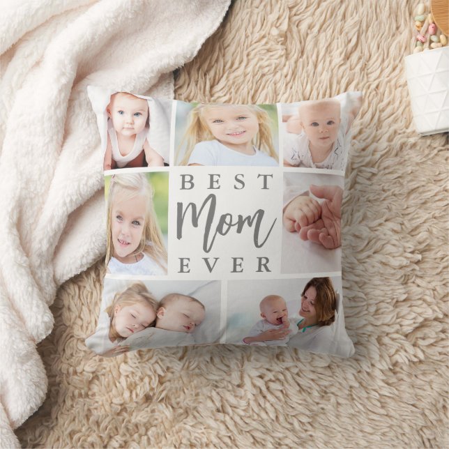 Moderne BEST-MAMA je 7 Fotomaterial mit individuel Kissen (Decke)