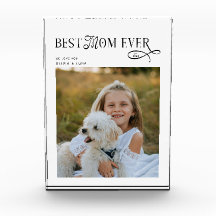 Moderne Best-Mom-Ever-Foto-Geschenke zum Muttertag