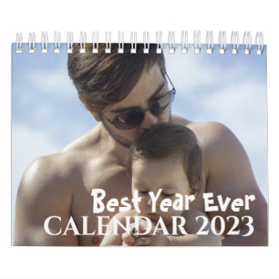 Moderne Best Year Ever Fotos 2023 Kalender