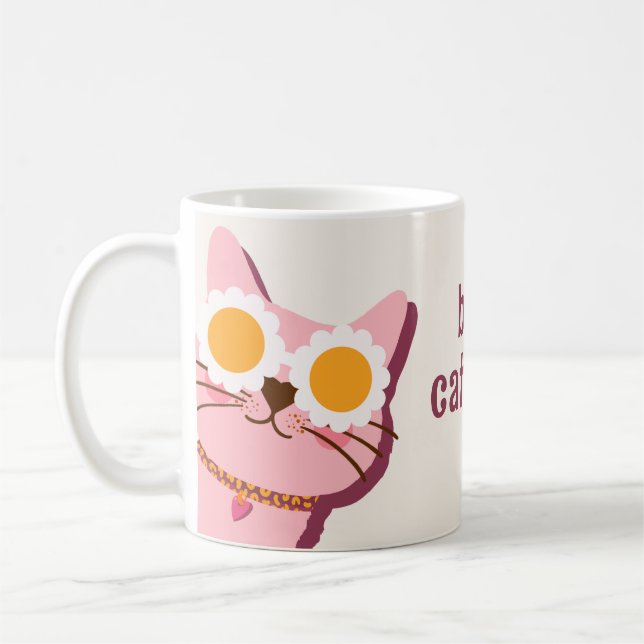 Moderne beste Cat Mama je Tasse (Links)