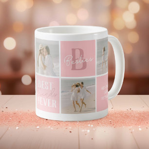 Moderne BESTE FREUNDIN Besties Fotomaterial Collag Kaffeetasse