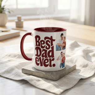 Moderne beste Hund-Vater-Foto Tasse