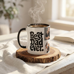 Moderne beste Hund-Vater-Foto Tasse