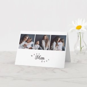 Moderne Beste Mama Aller Zeiten 3 Foto Muttertag Karte
