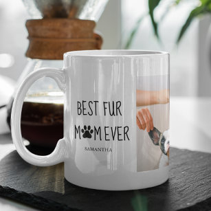 Moderne, beste Mama für alle Zeiten   Hundebahn Fo Kaffeetasse